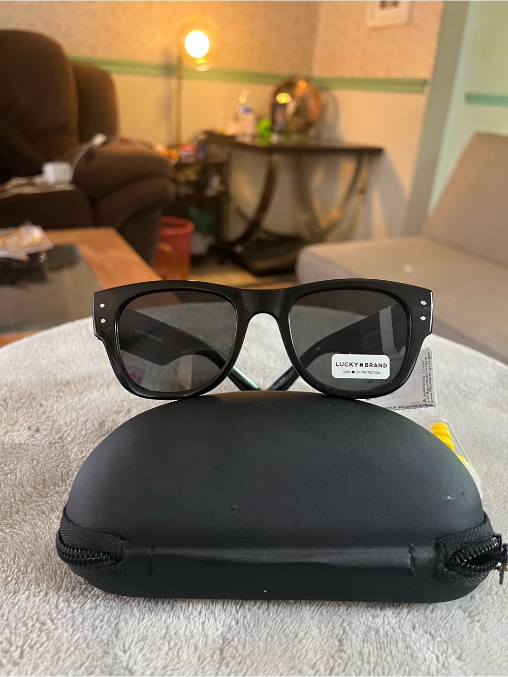 Lucky Brand Black Women’s Sunglasses with Dark Lenses